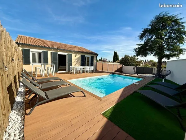 Coup de coeur à L'Isle-sur-la-Sorgue : maison rénovée avec piscine et jardin 
