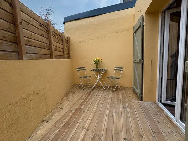 Studio meublé avec grande terrasse - 22 m² - Entièrement équipé 