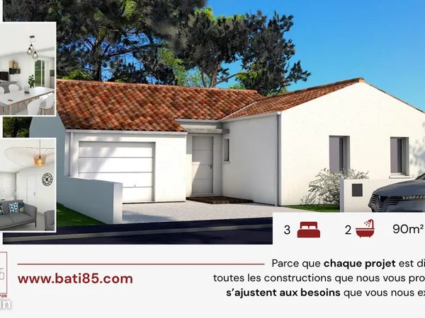 Maison 90 m² Montaigu Vendee 
