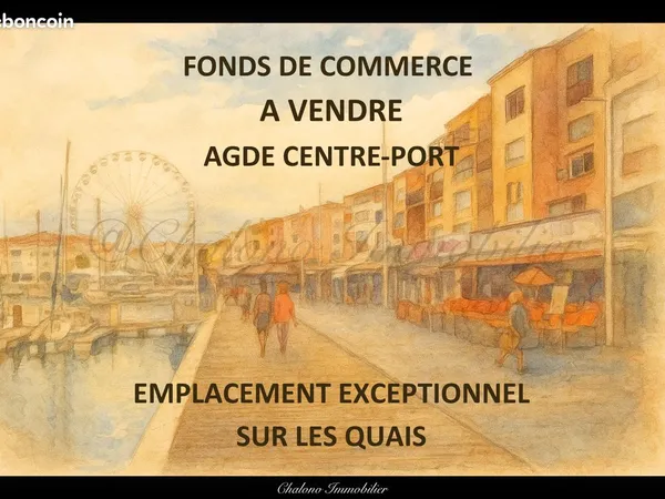 Murs commerciaux 80 m² Agde 