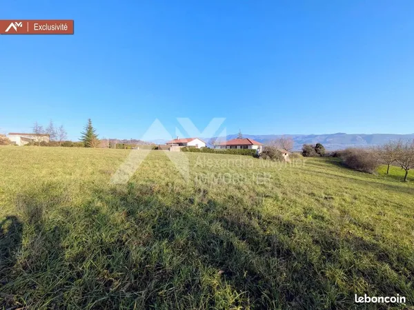 Terrain 980 m² Chatte 