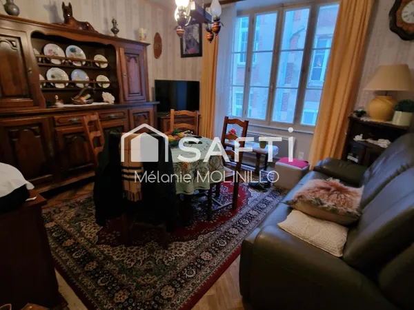 Maison de ville de 76 m², deux chambres 