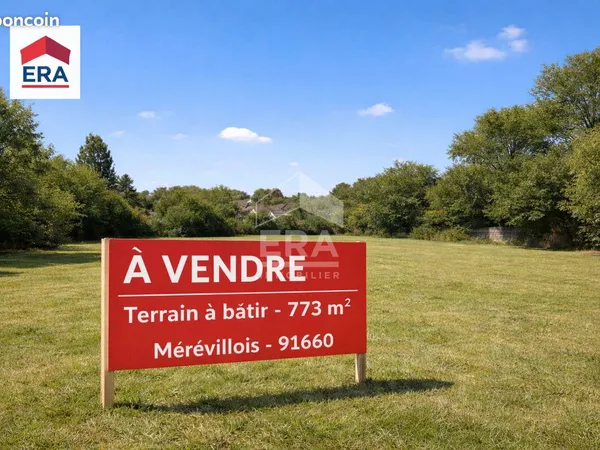 Terrain 773 m² LE MEREVILLOIS 