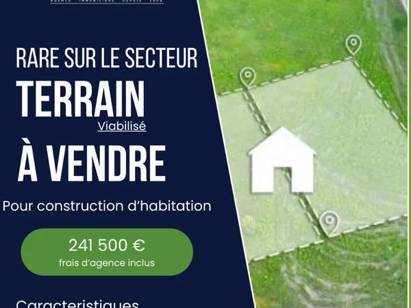 Terrain à bâtir de 643 m² 