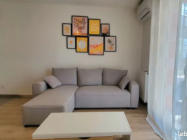 Magnifique appartement t3 meublé villeurbanne -secteur maisons neuves 