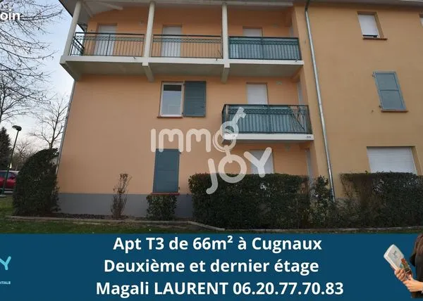 Appartement 3 pièces 66 m² 