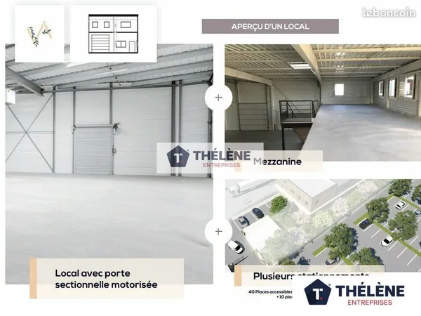 Local d'activité 122 m² 