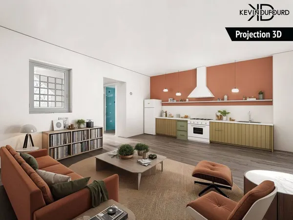 Appartement 3 pièces 43 m² 