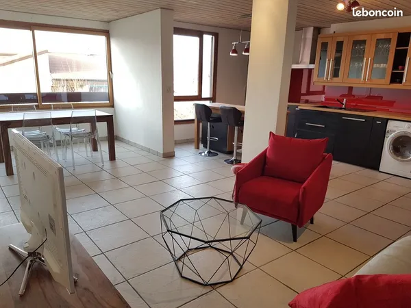 Chambre de 18m2 dans un T4 lumineux de 101 m2 + garage fermé - colocation de jeunes actifs sur 