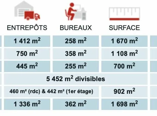 Local d'activité 687 m² 