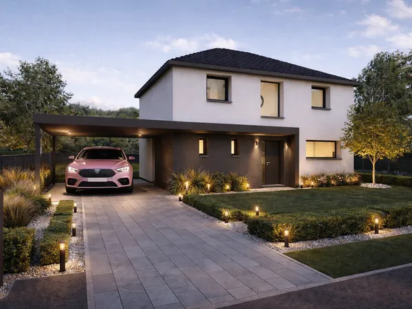 Terrain + maison 135 m² 