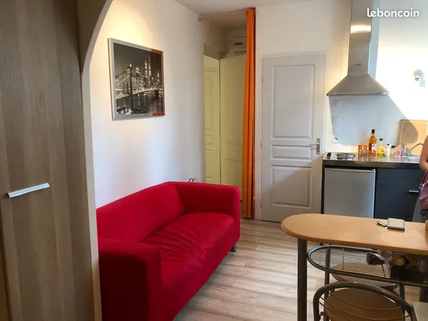 Studio plein sud vue parc 