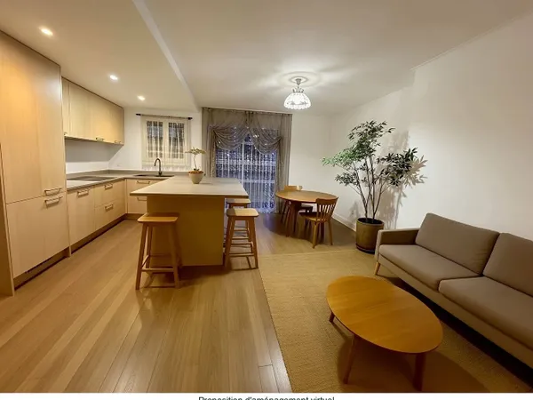 Appartement 3 pièces 55 m² 