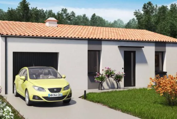 Terrain + maison 80 m² 