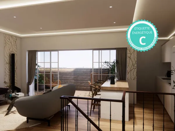 Duplex 5 pièces - Chartrons vue exceptionnelle sur Garonne 