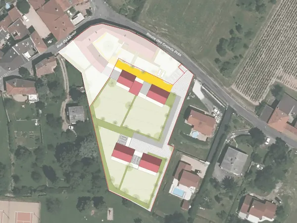Terrain en individuel 604 m² 