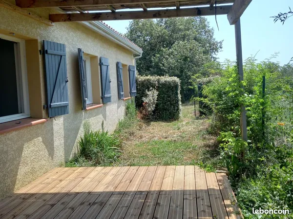 Proche Auch - particulier vend maison de plain pied 95m² - Sous-sol intégral 