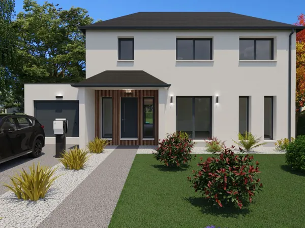 Projet de construction d'une maison de 150 m² avec terrain à CHANTELOUP-EN-BRIE (77) 