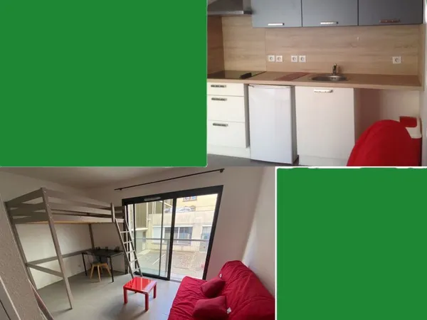 Studio meublé - Fac 50 m - IFSI - Pas de frais d'agence 