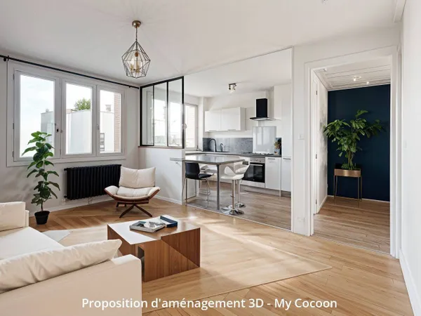 Appartement 3 pièces 74 m² 