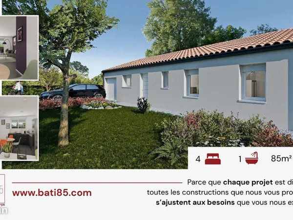 Maison 103 m² Aubigny Les Clouzeaux 