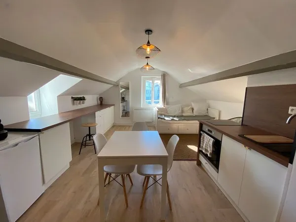 Beau studio meublé 24m² au sol (17m² carrez) 