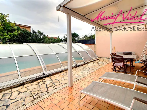 ACHAT SAINT CYPRIEN PLAGE - MAISON PLAIN PIED T3 AVEC PISCIN 