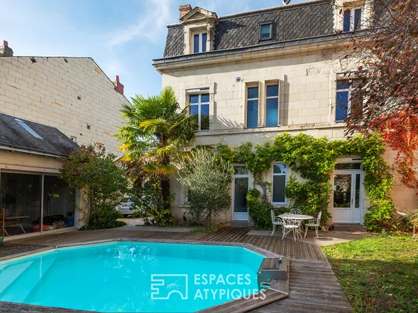 Maison bourgeoise XIXe au coeur de Saumur 