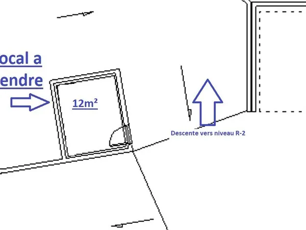 Sainte Foy Station: Local réserve, rangement 12 M² sous front de neige 