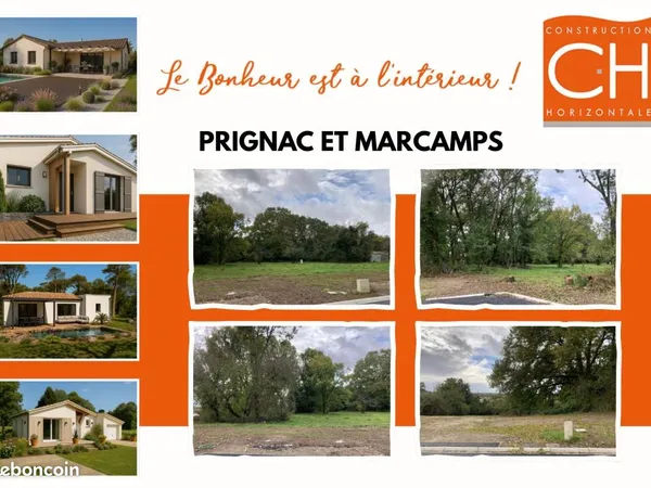 Terrain 500 m² Prignac Et Marcamps 