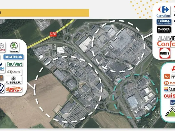 Local commercial 1 200 m² 