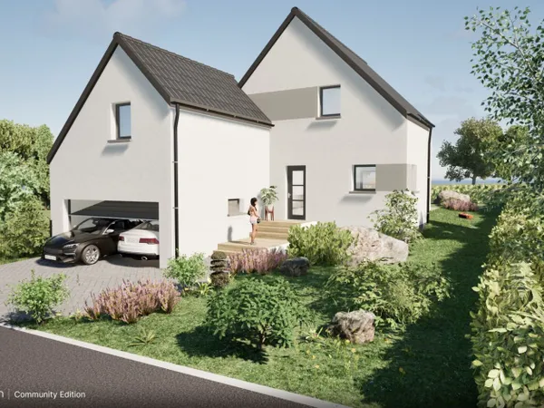 Terrain + maison 120 m² 