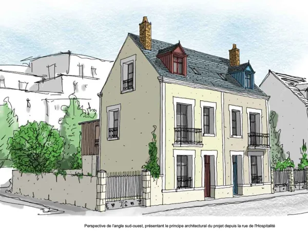 Maison d'architecte Tours 4 pièce(s) 88.8 m2 - Neuf à construire avec stationnement 