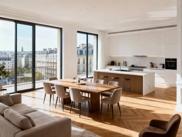 Appartement 3 pièces 63 m² 
