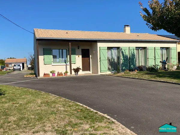 La CHEVROLIERE maison plain pied -100m2- terrain 1312m2 