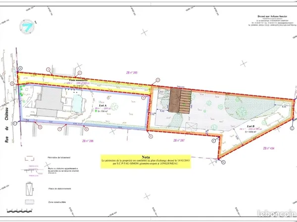 Terrain 1273 m² Saulx-les-Chartreux 