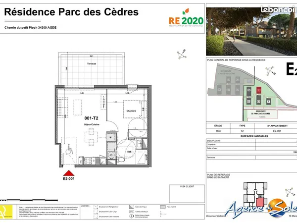 Appartement 2 pièces 40 m² 