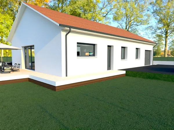 Terrain de 771m² viabilisé 