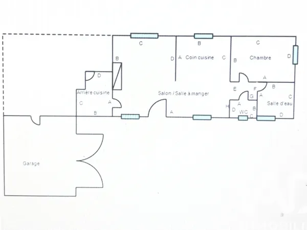 Maison 3 pièces 61 m² 