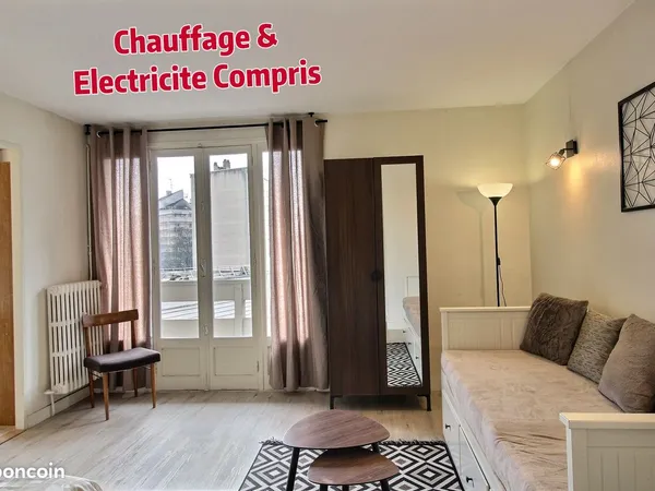 Studio Meublé 28M2 + Parking 