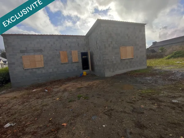 Maison de plain-pied à terminer - Belle opportunité à Morlaix ! 