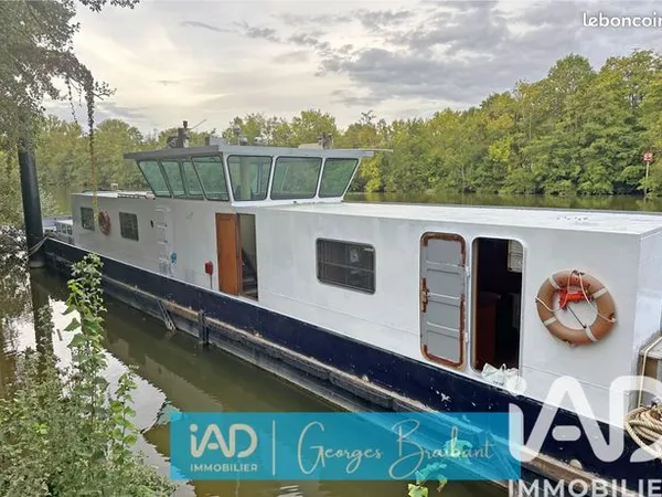 Péniche 3 pièces 55 m² 