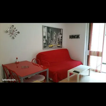 Location studio meublé de 26 m2 avec sa terrasse privative de 15m2 
