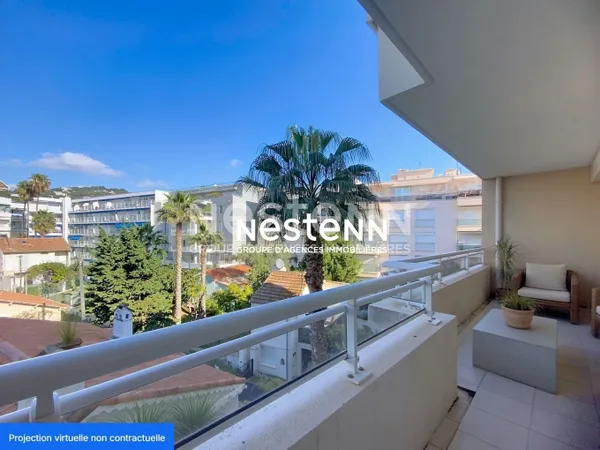 CANNES - 2P - 45m2 - TERRASSE 16m2- PARKING - PALM BEACH - MOURE ROUGE 