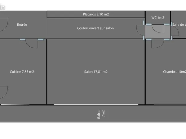 Appartement centre ville Bourges T2 