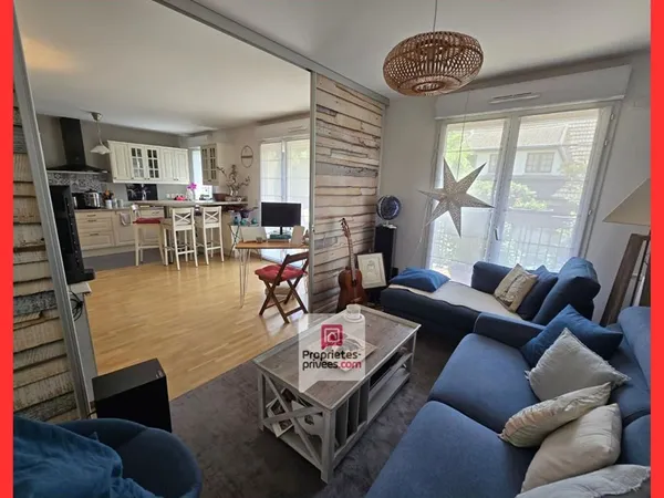 93160 NOISY LE GRAND - Appartement 3 pièces 66.66 m² 2 Chambres Balcon-Double box 