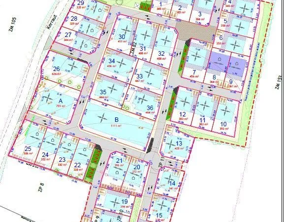 Terrain 353 m² Marzan 