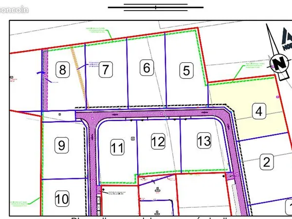 Terrain 601 m² Saint-Étienne-la-Varenne 