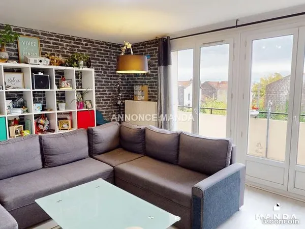 Appartement 3 pièces 62 m² 