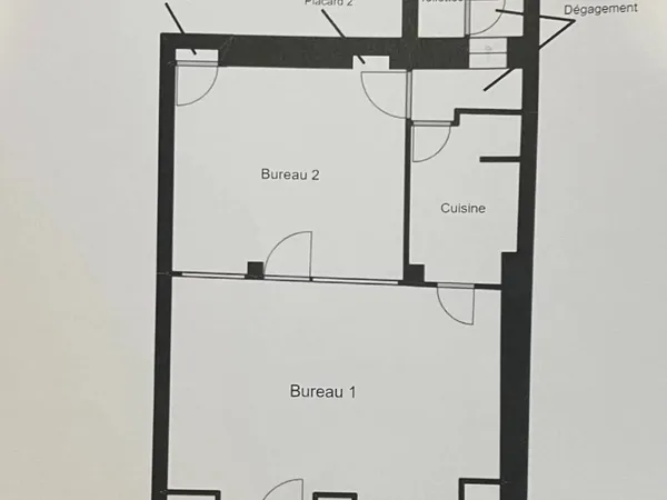 Boutique 2 pièces 47 m² 